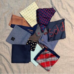 Pocket square bundle - 11 items